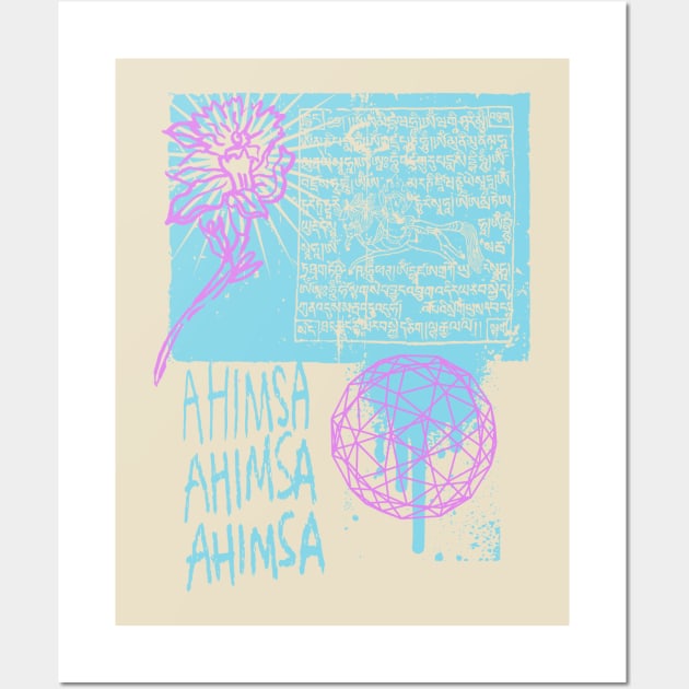 Ahimsa Nepali Narcissvs Wall Art by Roisiles